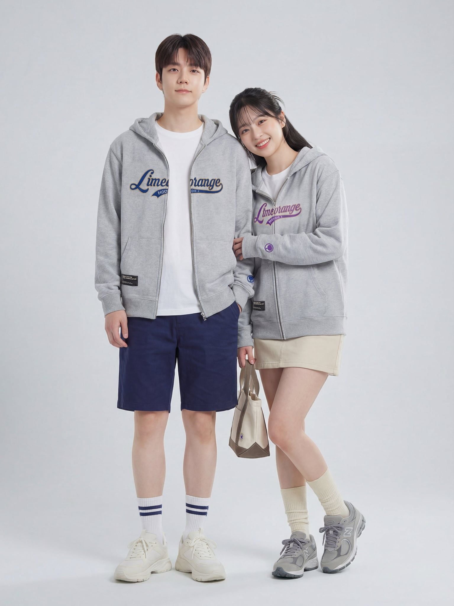 Áo Khoác UNISEX HOODIE ZIP UP - Xanh Đậm