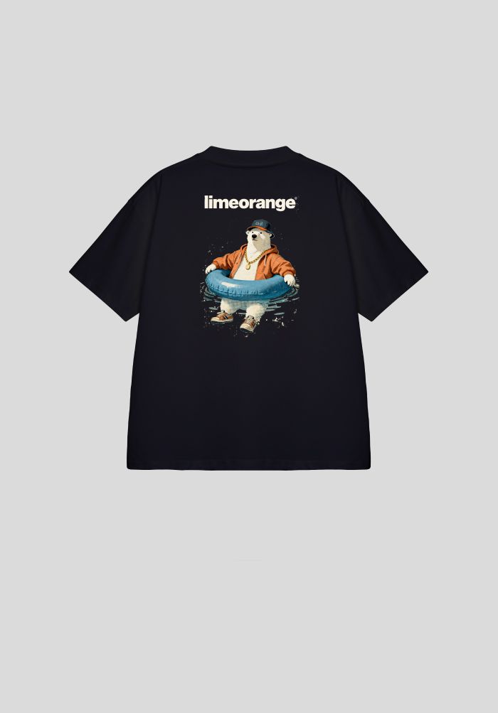 Áo thun hình in nam nữ phom Boxy - Urban Bear Club Collection