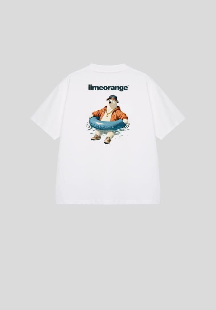 Áo thun hình in nam nữ phom Boxy - Urban Bear Club Collection