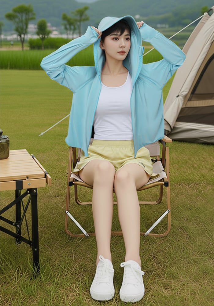 Áo khoác thun cánh dơi chống nắng - UVCOOL LITE HOODIE