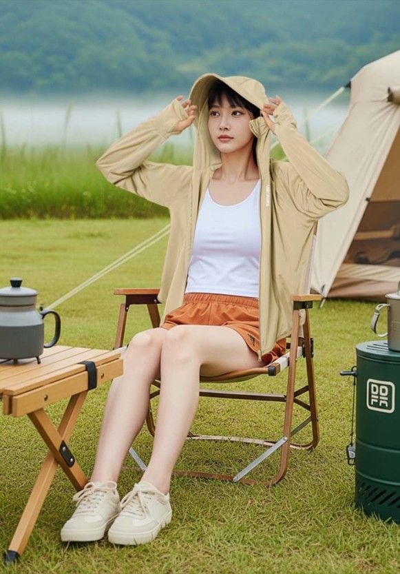 Áo khoác thun cánh dơi chống nắng - UVCOOL LITE HOODIE