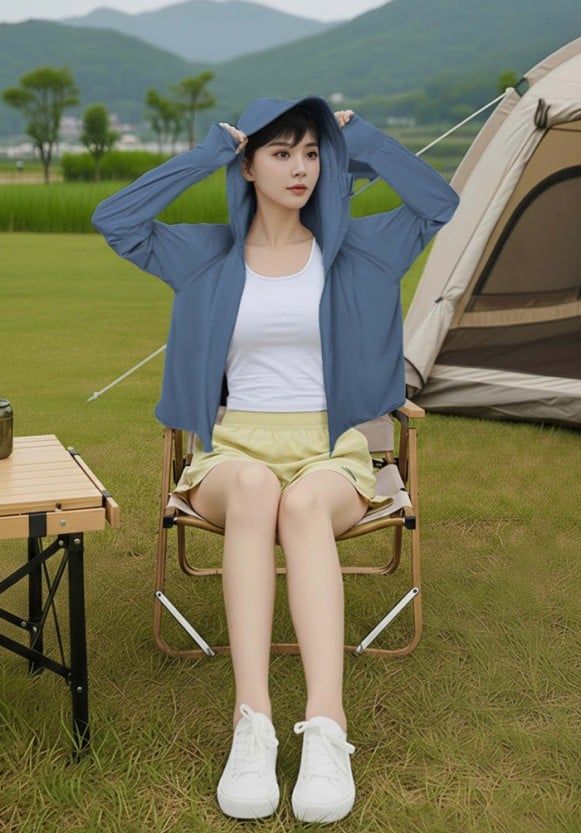 Áo khoác thun cánh dơi chống nắng - UVCOOL LITE HOODIE