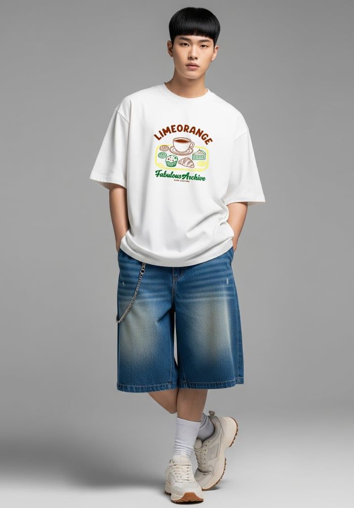 Áo thun hình in nam nữ - Timeless Themes, Endless Styles. T-shirt - Trắng