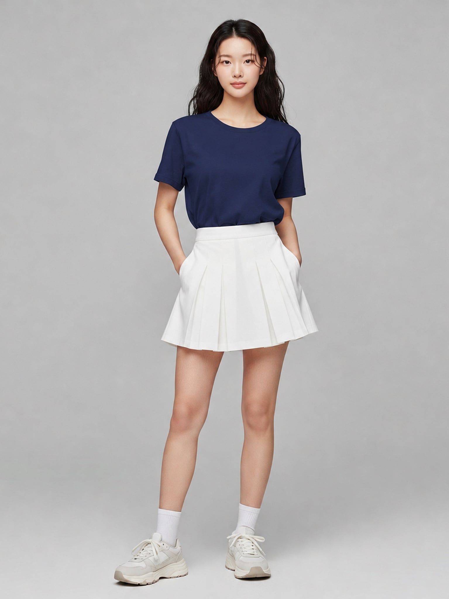 Áo Thun Trơn Nữ Baby Fit Basic Plus 5 LIMEORANGE