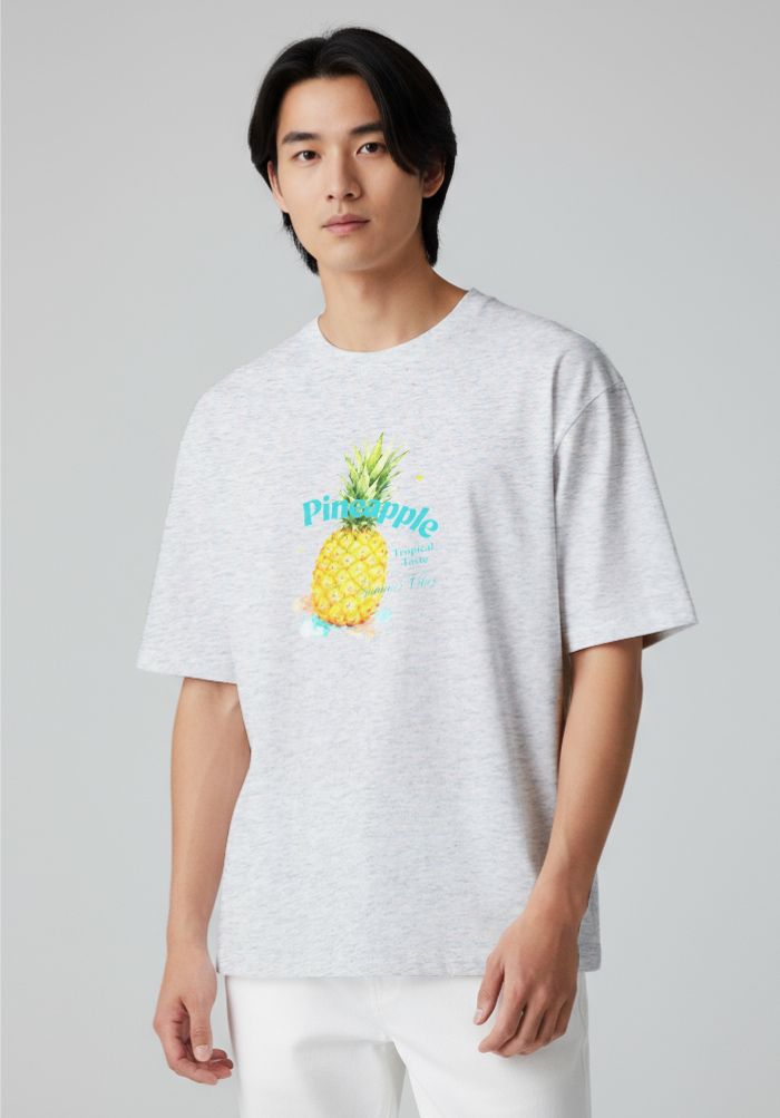 Áo thun hình in phom Boxy - Purely Sweet Collection