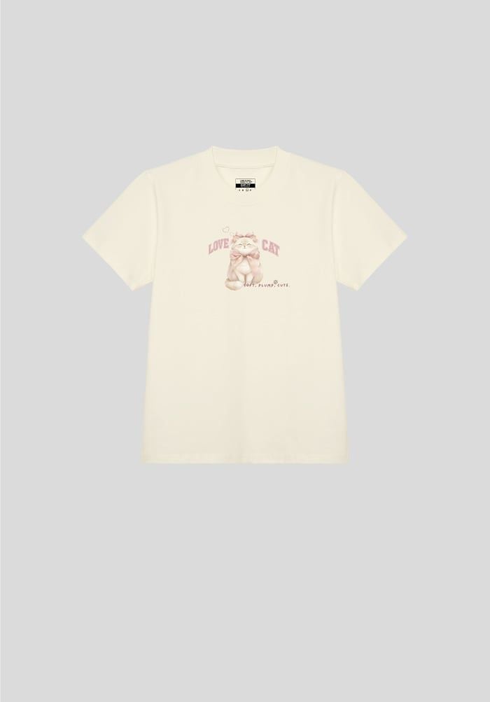 Áo thun hình in nữ - Bloom & Cute T-shirt