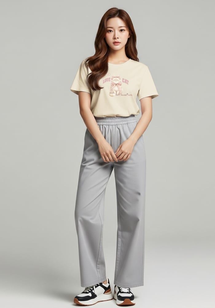 Áo thun hình in nữ - Bloom & Cute T-shirt