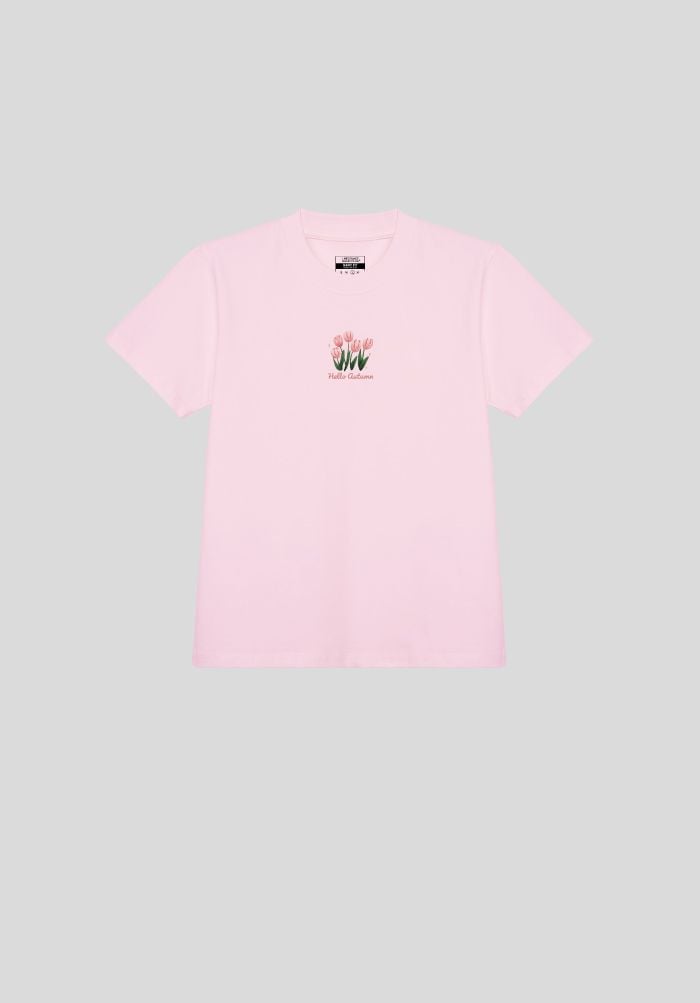 Áo thun hình in nữ - Floral Whispers T-shirt