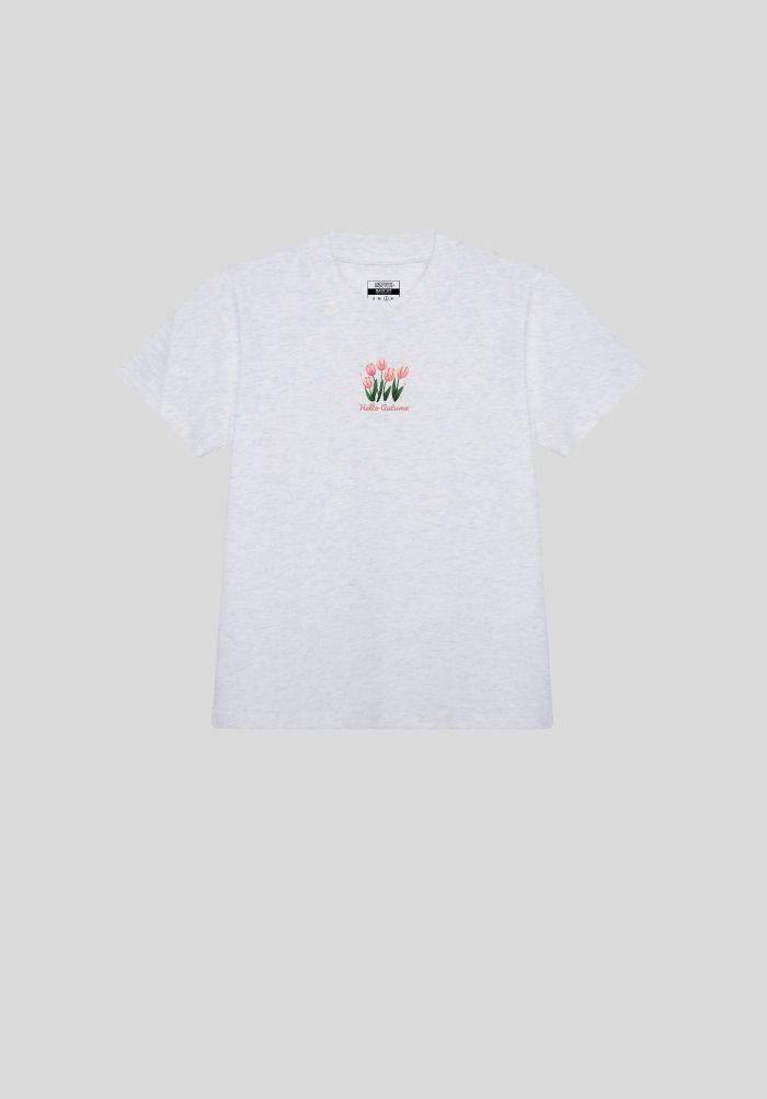 Áo thun hình in nữ - Floral Whispers T-shirt