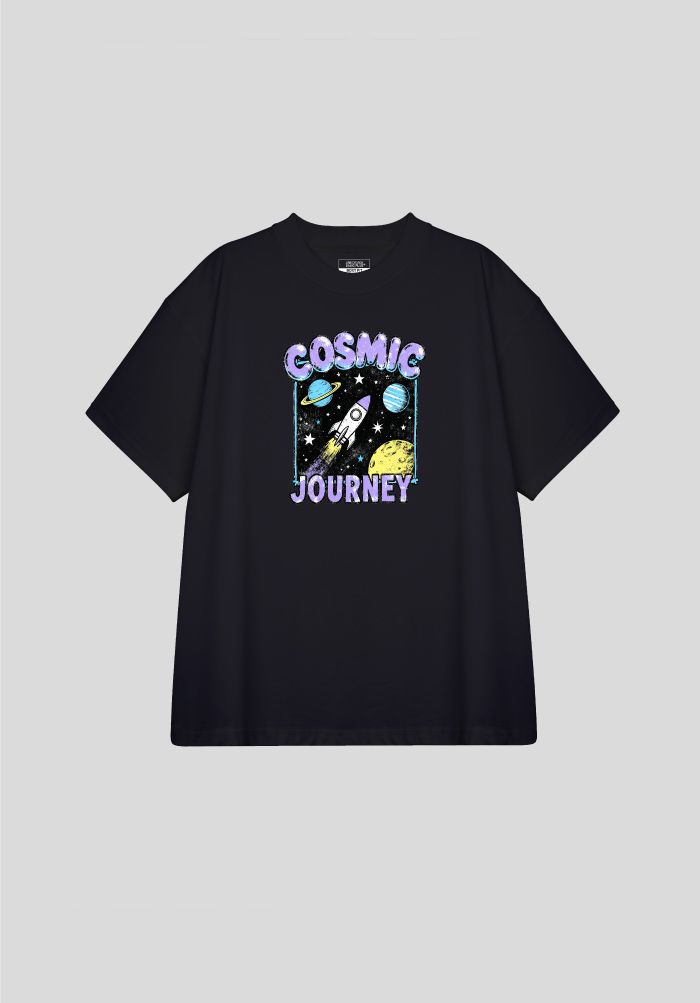 Áo thun hình in phom Boxy - Retro vibes T-shirt