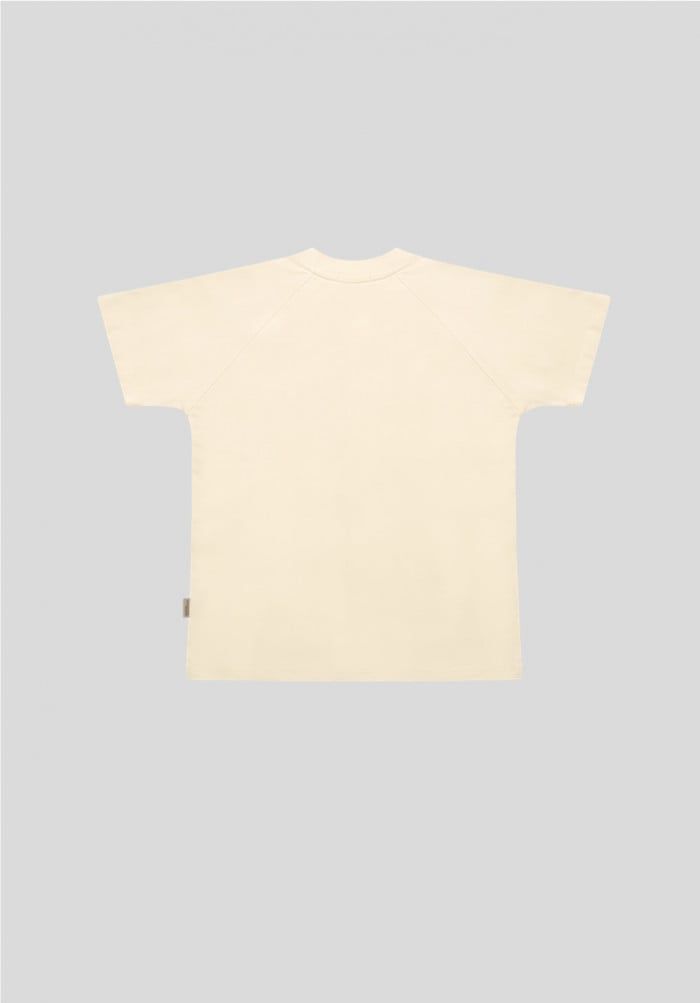 Áo thun hình in tay raglan - Signature Tee