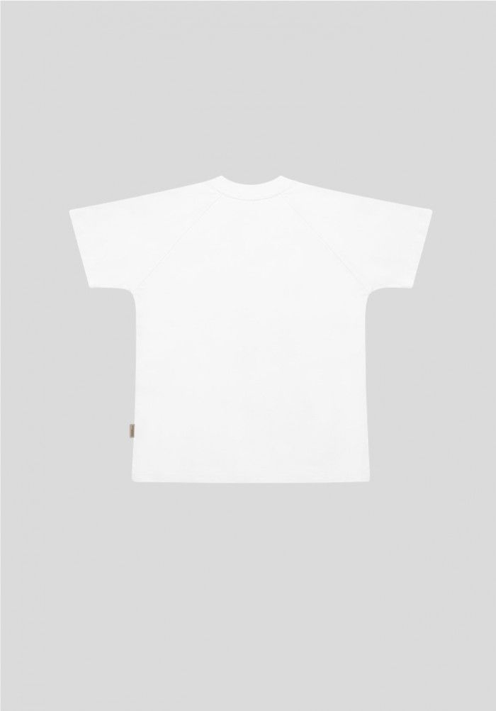 Áo thun hình in tay raglan - Signature Tee