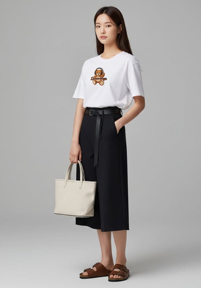 ÁO THUN HÌNH IN UNISEX - EMBROBEAR T-SHIRT