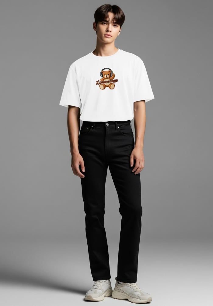 ÁO THUN HÌNH IN UNISEX - EMBROBEAR T-SHIRT