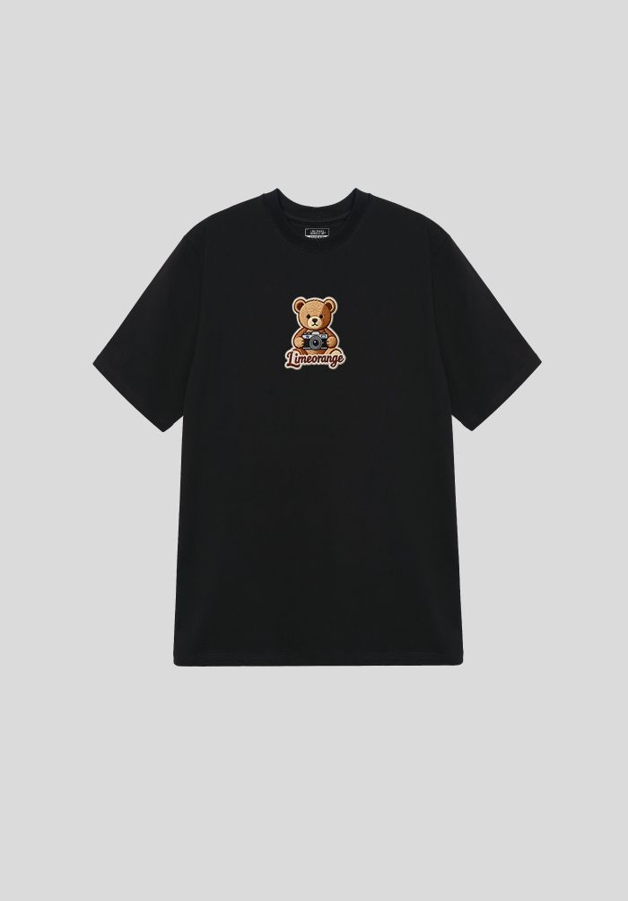 Áo thun hình in unisex - EmbroBear T-shirt