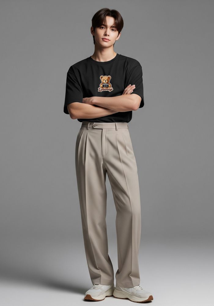 Áo thun hình in unisex - EmbroBear T-shirt