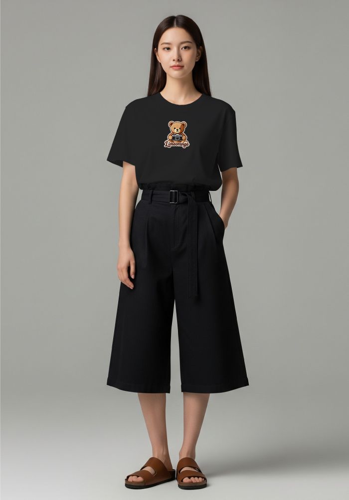 Áo thun hình in unisex - EmbroBear T-shirt