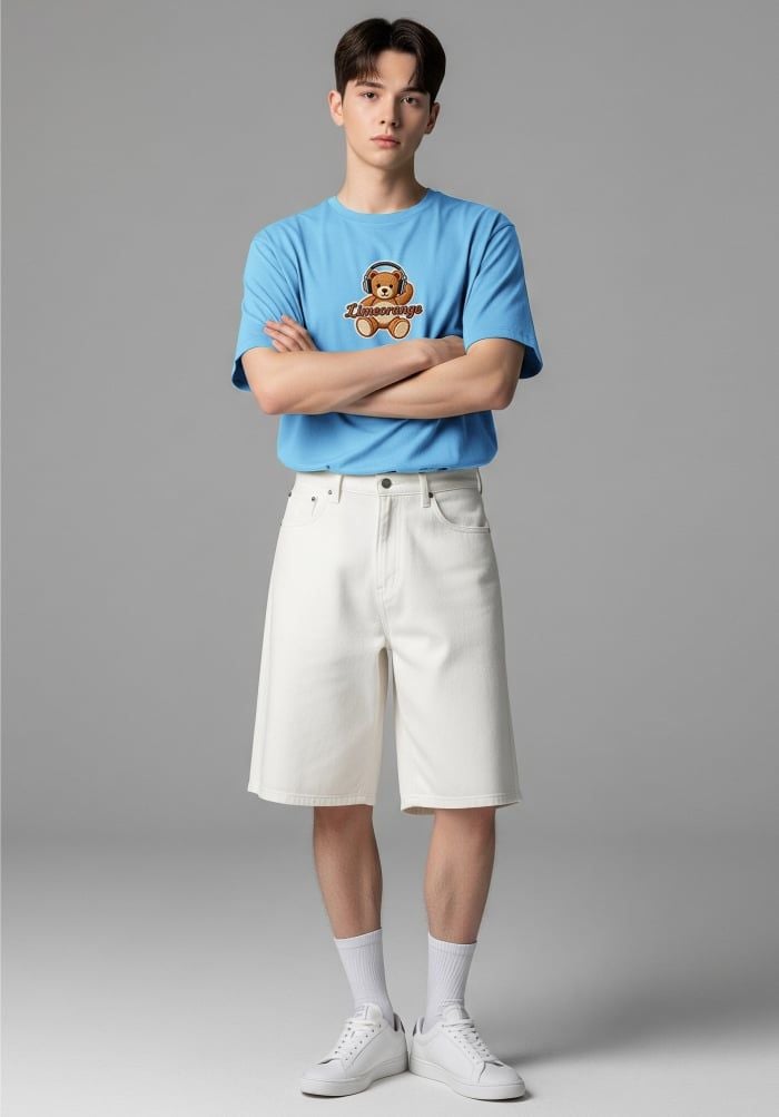 ÁO THUN HÌNH IN UNISEX - EMBROBEAR T-SHIRT