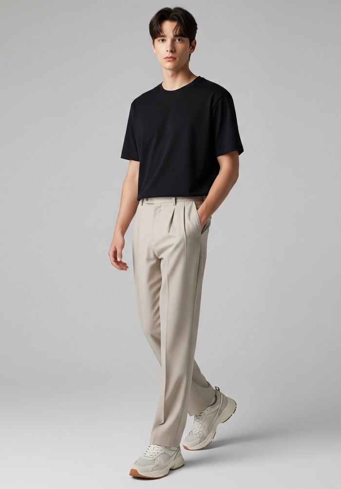 ÁO THUN TRƠN NAM NỮ PHOM VỪA  Standard Fit Cotton 230gsm- STANDARD FOR BASIC PLUS 5