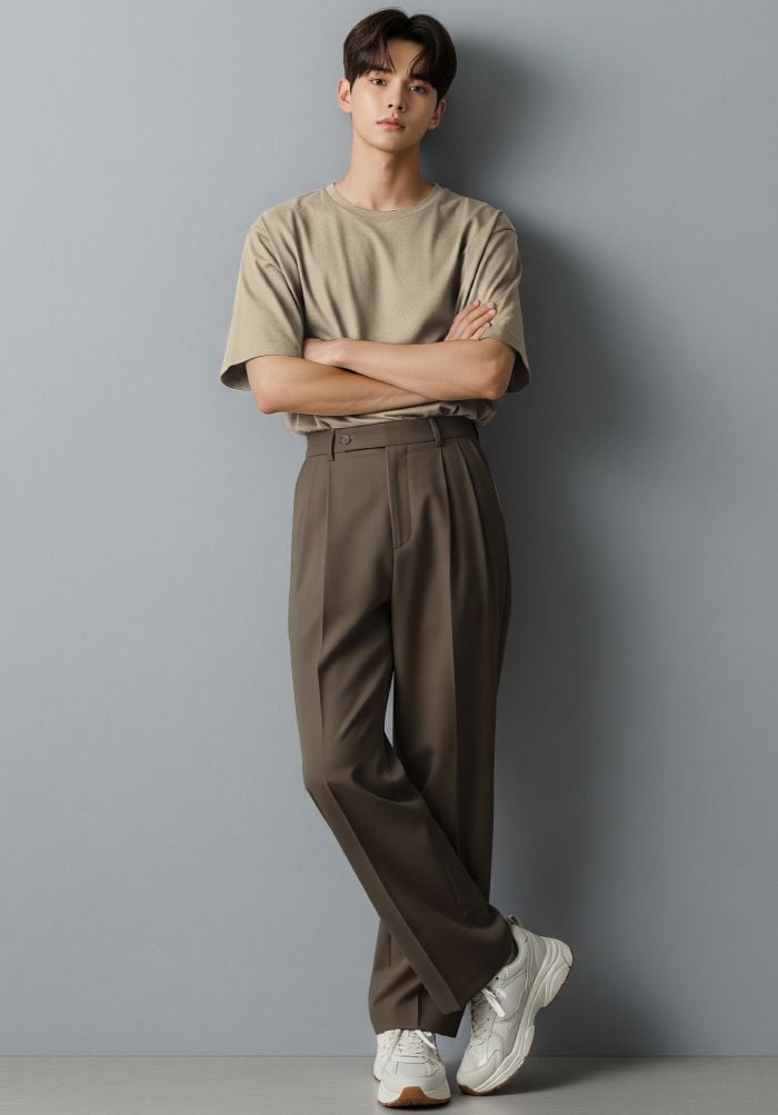 ÁO THUN TRƠN NAM NỮ PHOM VỪA  Standard Fit Cotton 230gsm- STANDARD FOR BASIC PLUS 5