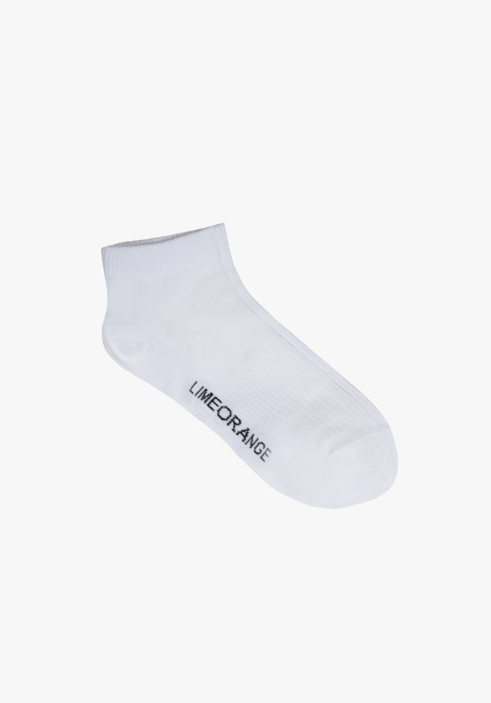 Vớ trơn Limeorange Màu Xám - Trắng