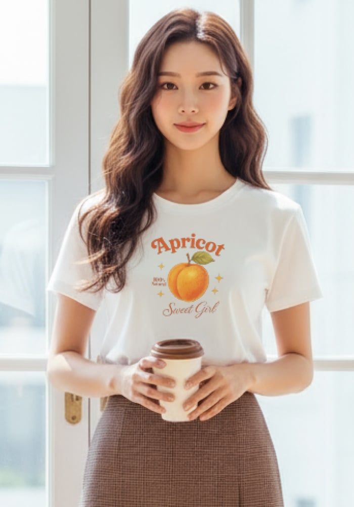 Áo thun hình in phom Baby Tee - Purely Sweet Collection