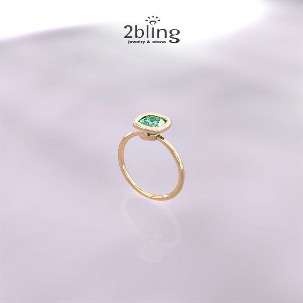  Nhẫn Thiết Kế 18K - Đá Tourmaline - 2BJNTK65 