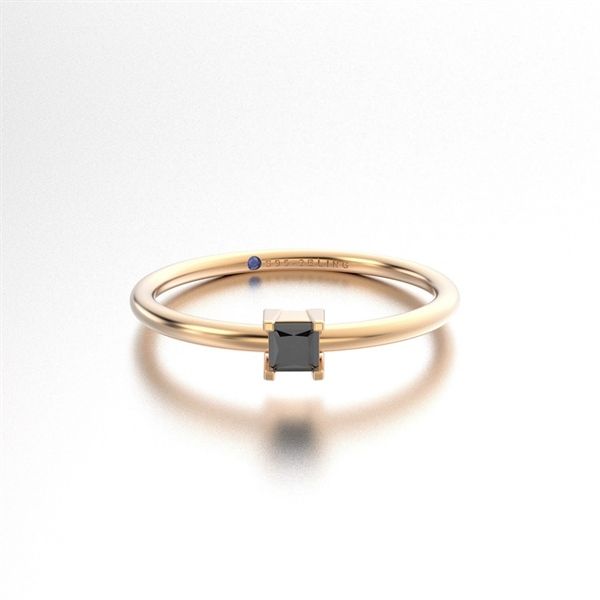  Nhẫn Thiết Kế Vàng 14k ONCOMA 3 - Đá Garnet 