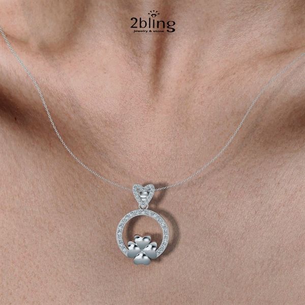  Mặt dây chuyền - Cỏ 4 lá NONI2 