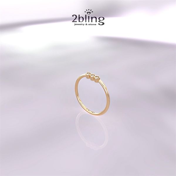  Nhẫn Thiết Kế 18K - Đá Tourmalin - 2BJNTK60 