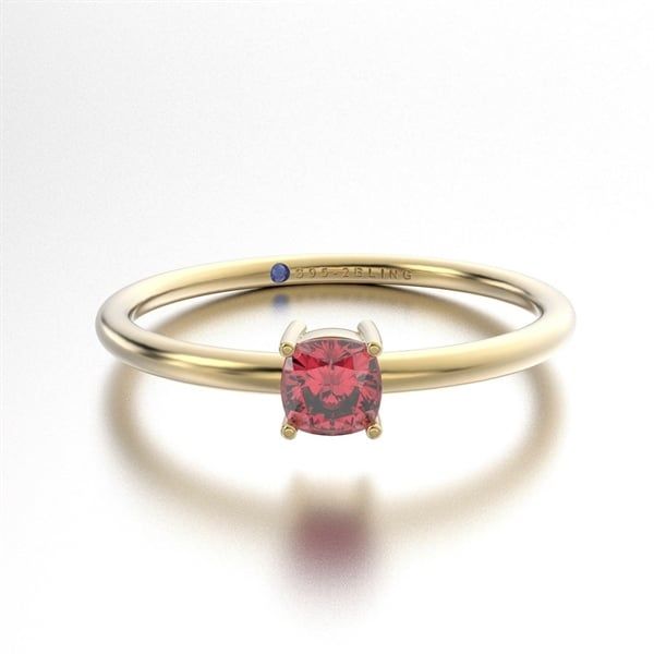  Nhẫn Thiết Kế ONCOMA 2 - Đá Garnet 