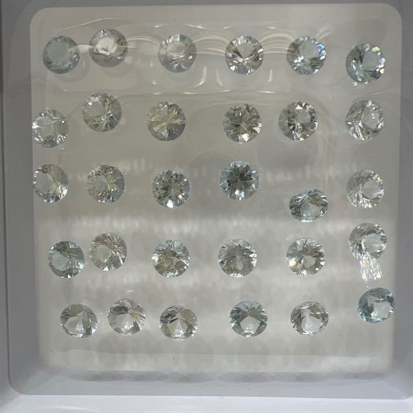  Đá Topaz - Tròn 4.9ly - 0.6 ct 