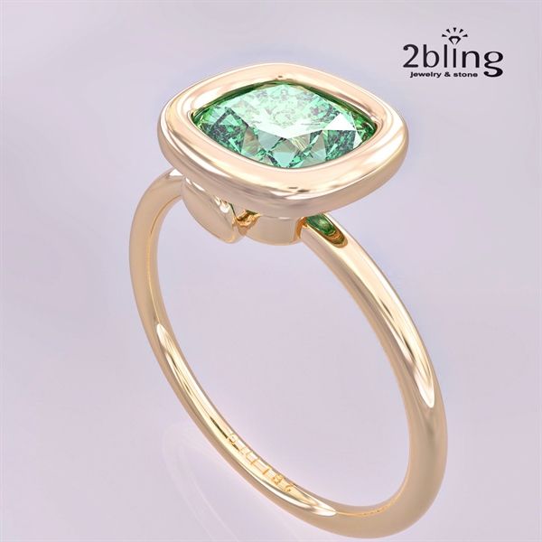  Nhẫn Thiết Kế 18K - Đá Tourmaline - 2BJNTK65 