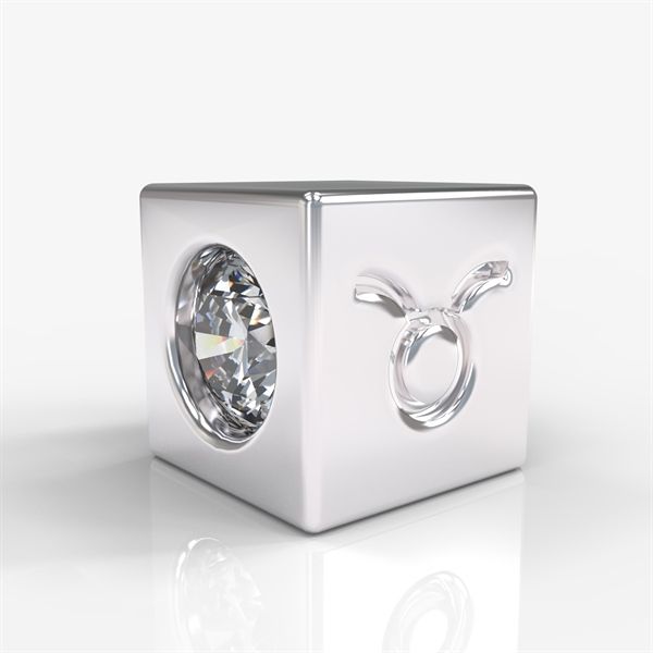  Charm hd Taurus - S95 + Đá Moisanite 