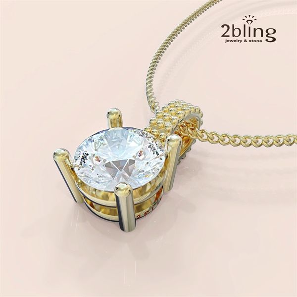  Mặt dây chuyền thiết kế 18K - SP000533 