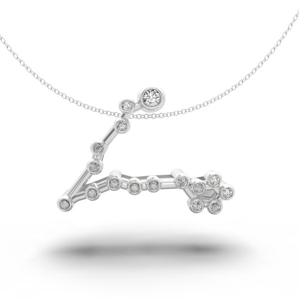  Mặt dây chuyền thiết kế CUHODA Pisces - S95 + Đá Moissanite 