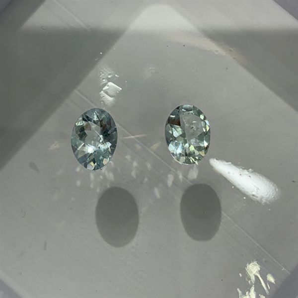  Đá Aquamarine - Oval 5.8x7.7 - 0.95 ct 