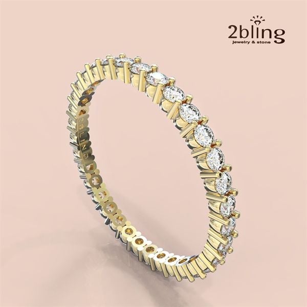  Nhẫn thiết kế 18K - SP000523 