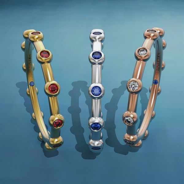  Nhẫn Thiết Kế KTRO - Đá Tourmaline 