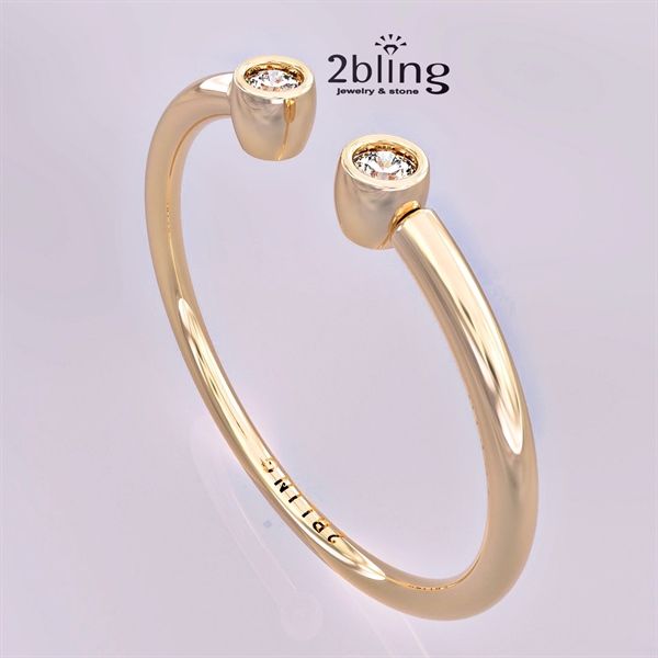  Nhẫn Thiết Kế 18K - Đá Tourmalin - 2BJNTK62 