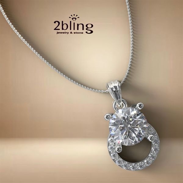  Mặt dây chuyền NONI 11 - Tròn 1 hột 