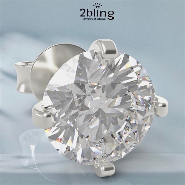  Bông tai NONI7 - 1 hột 5 ly 