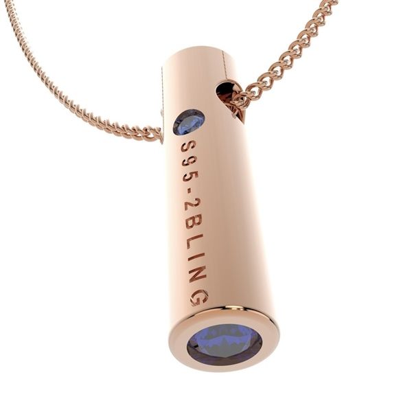  Mặt dây chuyền thiết kế TRO - S95 + Đá Moissanite 