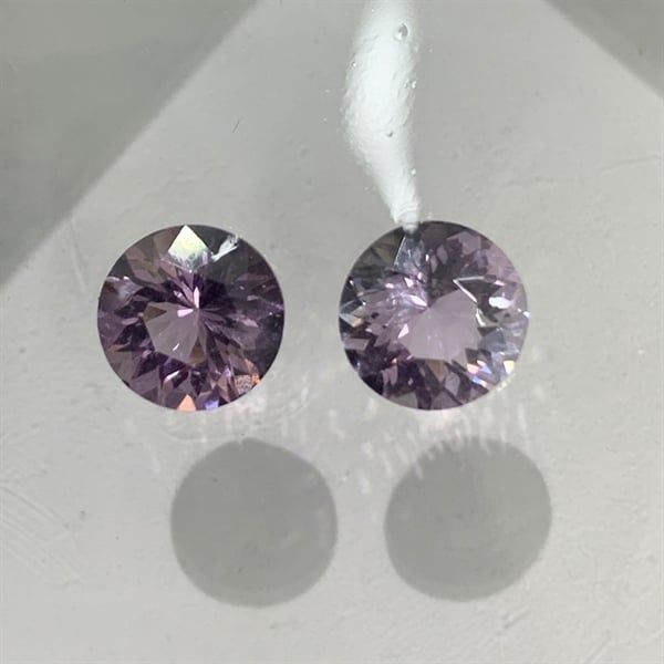  Đá Amethyst Tròn 8ly-1.6ct 