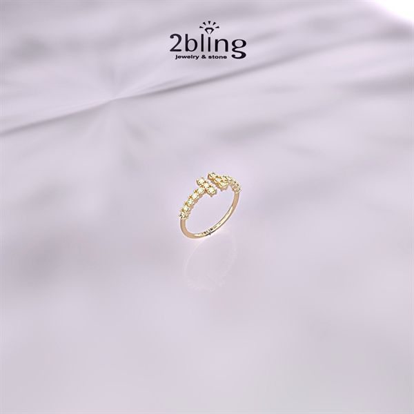  Nhẫn Thiết Kế 18K - Đá Tourmalin - 2BJNTK57 