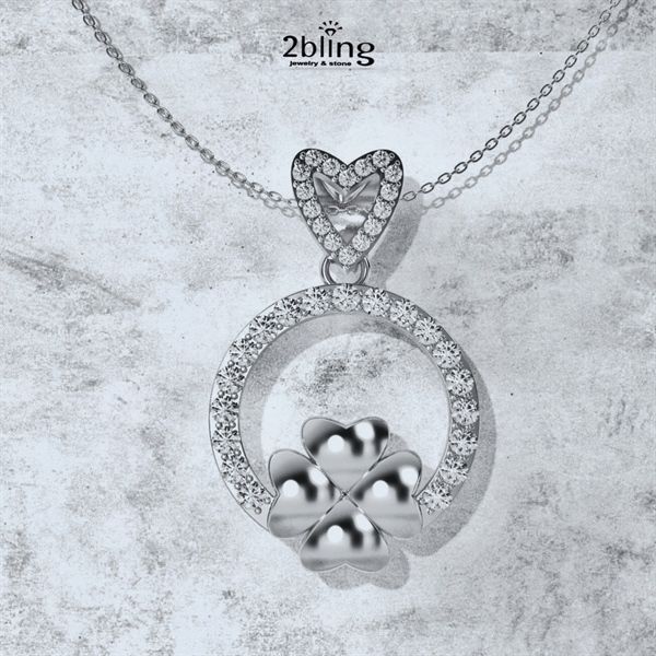  Mặt dây chuyền - Cỏ 4 lá NONI2 