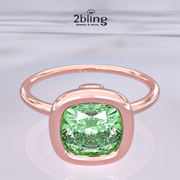  Nhẫn Thiết Kế 18K - Đá Tourmaline - 2BJNTK65 