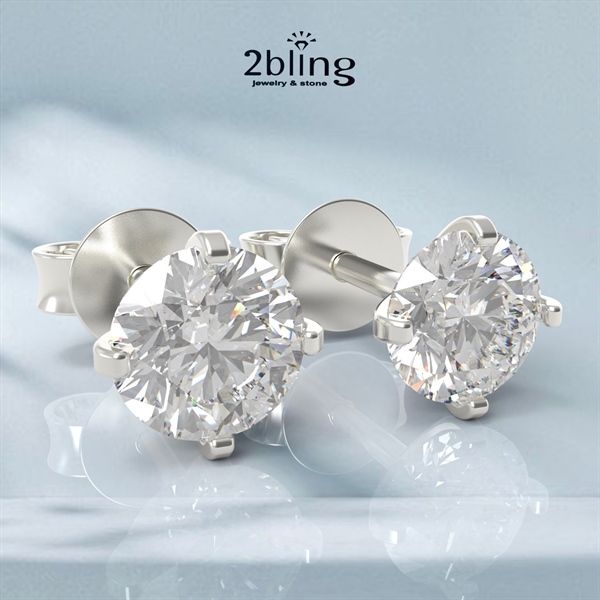  Bông tai NONI7 - 1 hột 5 ly 