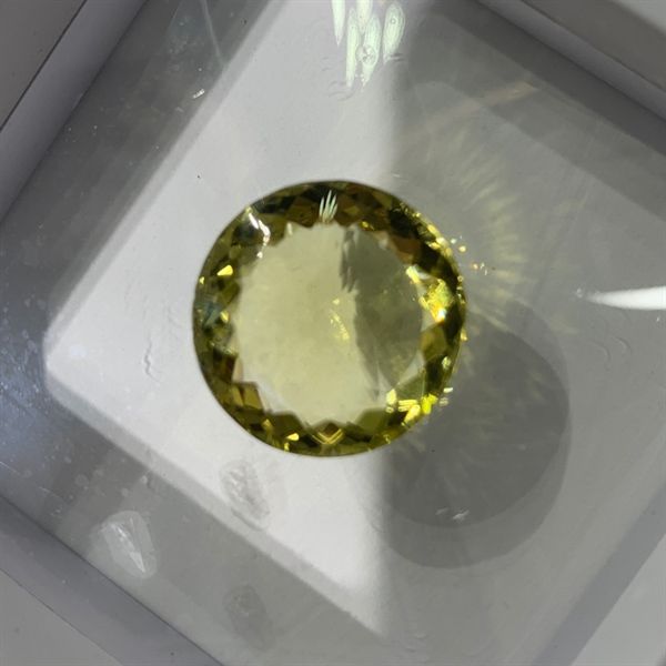  Đá Citrine - Tròn 19.5 ly - 23.80 ct 