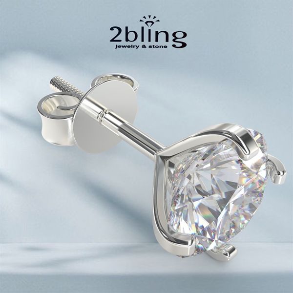  Bông tai NONI7 - 1 hột 7ly 